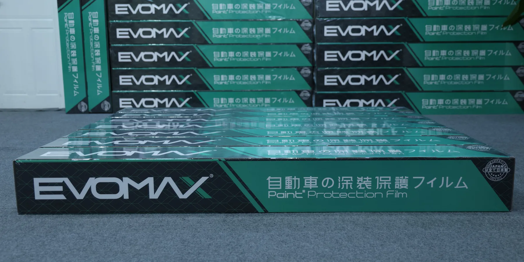 EVOMAX paint protection film packaging