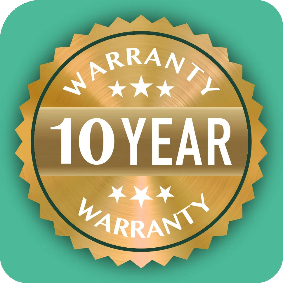 10 year warranty